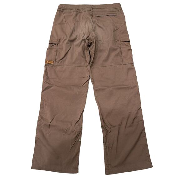 Prana Women's Roll Up Hem Cargo Hiking Pants Mud Size L - Picture 2 of 11